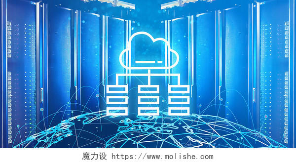 蓝色科技感云存储科技云计算云端数据网络互联网背景科技科技-云端技术云计算云数据